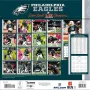 Philadelphia Eagles 12" x 12" 2026 Calendario da parete Retro